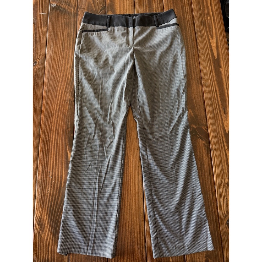 NYC 7TH AVENUE Design Pull-On Dress Pants houndstooth Check Pleated Office Sz 10
